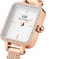 Часы Daniel Wellington Quadro Mini Lumine Bezel Rose Gold DW00100731 фото 3